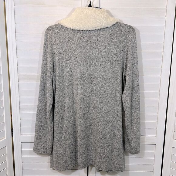 Sinuous Cardigan Size Small Gray Long Sleeve Open Front - Picture 6 of 8